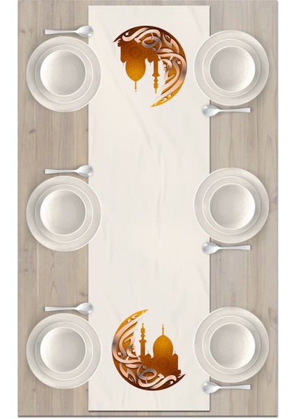 Ramazan Serisi 140 x 40 cm Dijital Baskılı Runner (Ramadan) fiyatları