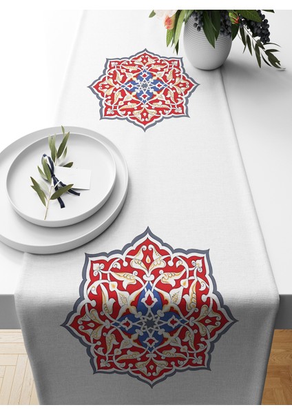 Ramazan Serisi 140 x 40 cm Dijital Baskılı Runner (Ramadan)