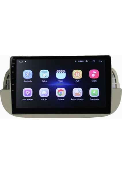Fiat 500C 2011/2015 9 Inç 8-128