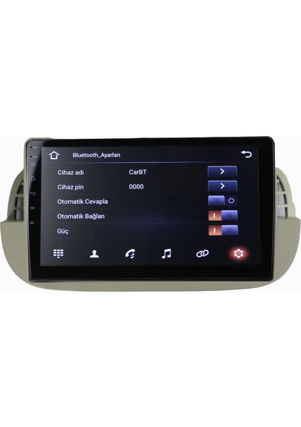 Fiat 500C 2011/2015 9 Inç 8-128 modelleri