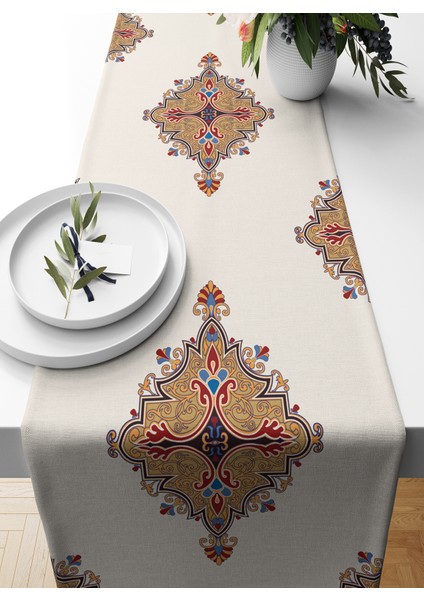 Ramazan Serisi 140 x 40 cm Dijital Baskılı Runner (Ramadan)