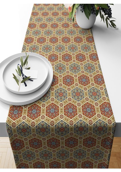 Ramazan Serisi 140 x 40 cm Dijital Baskılı Runner (Ramadan)