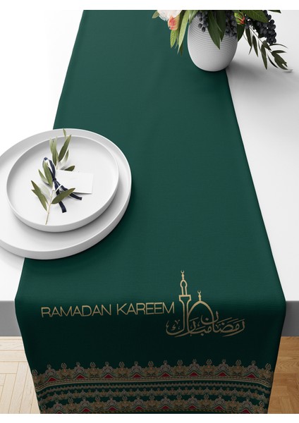 Ramazan Serisi 140 x 40 cm Dijital Baskılı Runner (Ramadan)