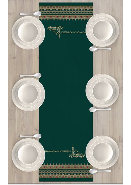 Ramazan Serisi 140 x 40 cm Dijital Baskılı Runner (Ramadan)