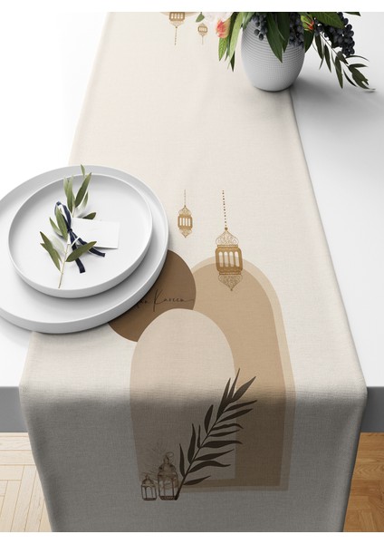 Ramazan Serisi 140 x 40 cm Dijital Baskılı Runner (Ramadan)