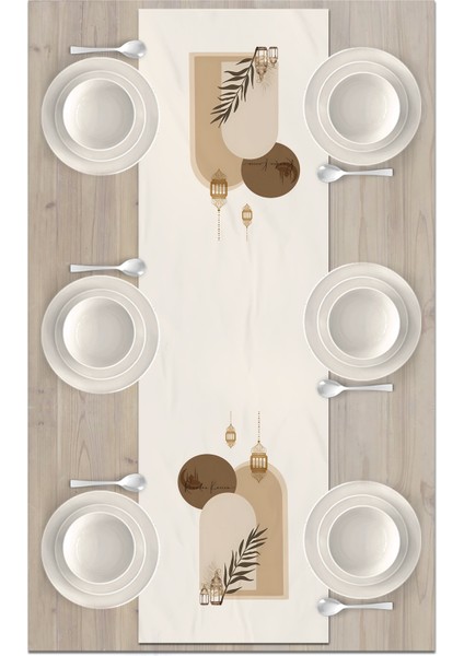 Ramazan Serisi 140 x 40 cm Dijital Baskılı Runner (Ramadan)