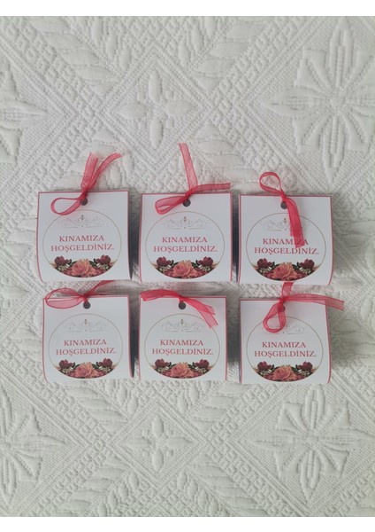 Özel Tasarım Hazır Paketlenmiş Kınamıza Hoşgeldiniz Yazılı Dağıtmalık Kına indirimleri