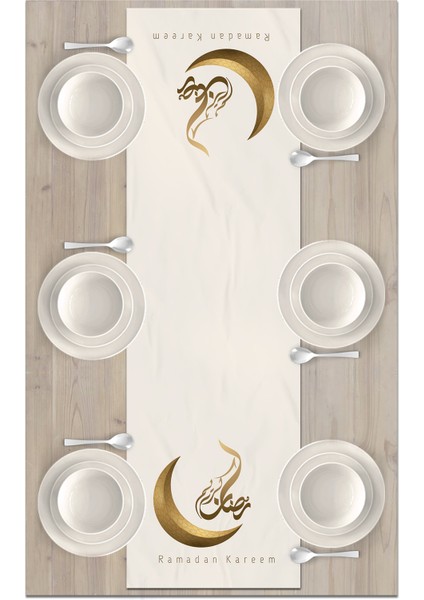 Ramazan Serisi 140 x 40 cm Dijital Baskılı Runner (Ramadan) fiyatları