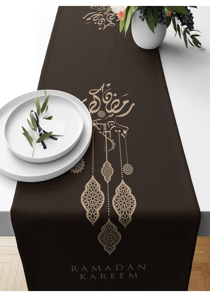 Ramazan Serisi 140 x 40 cm Dijital Baskılı Runner (Ramadan)