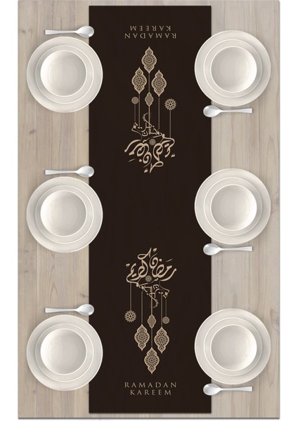 Ramazan Serisi 140 x 40 cm Dijital Baskılı Runner (Ramadan) fiyatları