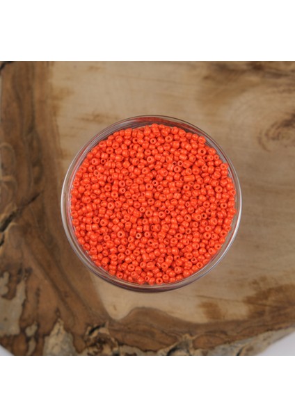 Abc Kum Boncuk Turuncu 2 mm 500 Gram 12/0 - K50