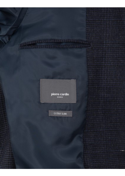 Erkek Lacivert Ex. Slim Fit Ceket 50296407-VR033