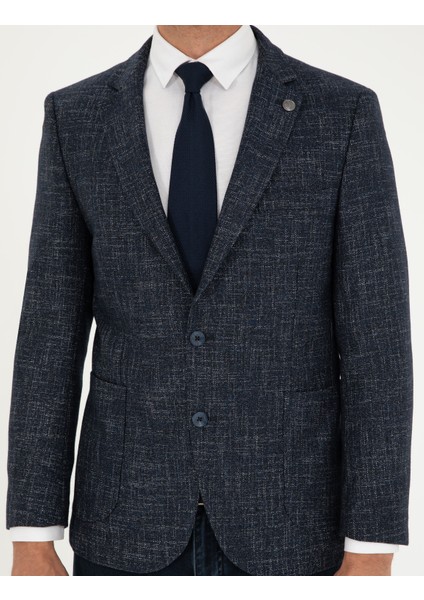 Erkek Açık Lacivert Ex. Slim Fit Ceket 50291928-VR059