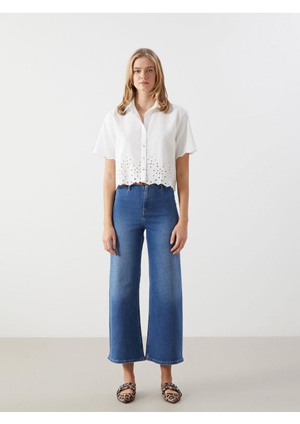 Lcw Vision Ajurlu Poplin Kadın Gömlek fiyatları