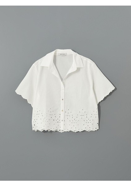 Lcw Vision Ajurlu Poplin Kadın Gömlek indirimleri