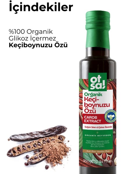 Doğal ve Saf Keçiboynuzundan Elde Edilen Besleyici Keçiboynuzu Özü 350g