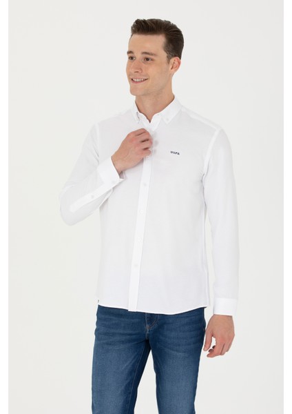 Erkek Beyaz Gömlek Basic 50277266-VR013 modelleri