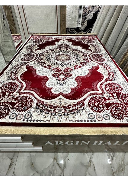 Etnik Desen 9 M2 Semerkant Bordo Halı