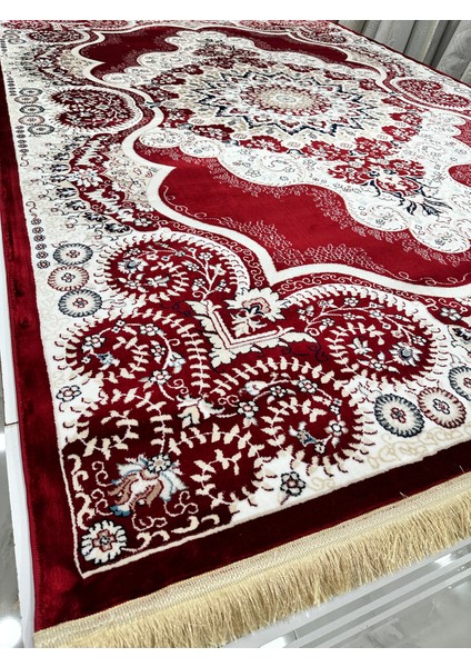 Etnik Desen 9 M2 Semerkant Bordo Halı