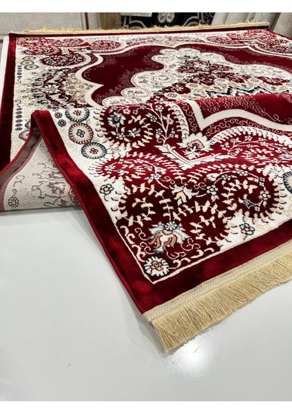 Etnik Desen 9 M2 Semerkant Bordo Halı