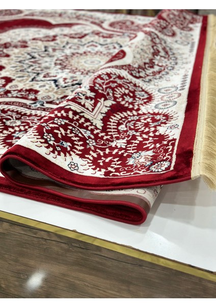 Etnik Desen 9 M2 Semerkant Bordo Halı