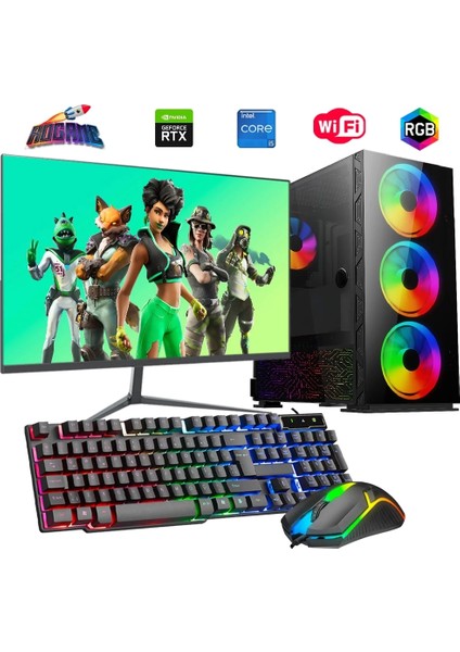 I5 14400F 32GB Ddr4 1tb M2 12GB RTX3060 27" 165Hz Mon. Oyun Bilgisayarı