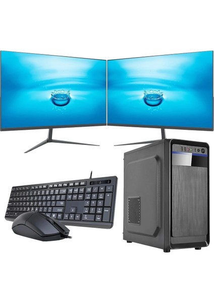 I7 14700 8gb 240GB SSD Çift 21.5" Monitörlü Ev ve Ofis Bilgisayarı (Business)