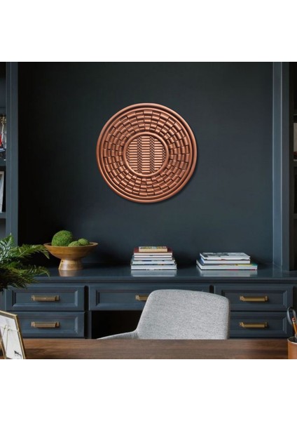 ARTSMARTİX Geometrik Rölyef Tablo Bakır