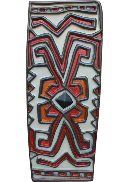 ARTSMARTİX Afrika Desenli Rölyef Tablo