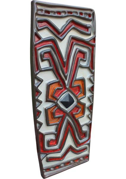 ARTSMARTİX Afrika Desenli Rölyef Tablo