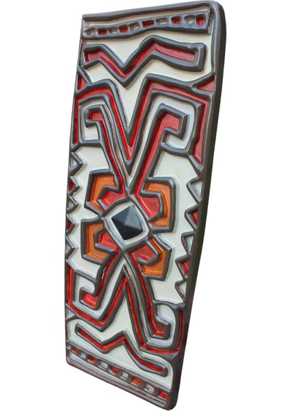ARTSMARTİX Afrika Desenli Rölyef Tablo