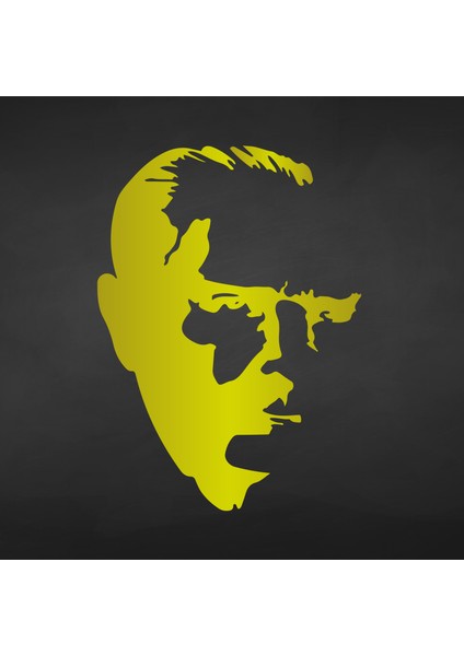 Mustafa Kemal Atatürk Sticker Atatürk Oto Sticker Araba Sticker