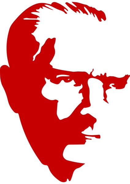 Mustafa Kemal Atatürk Sticker Atatürk Oto Sticker Araba Sticker