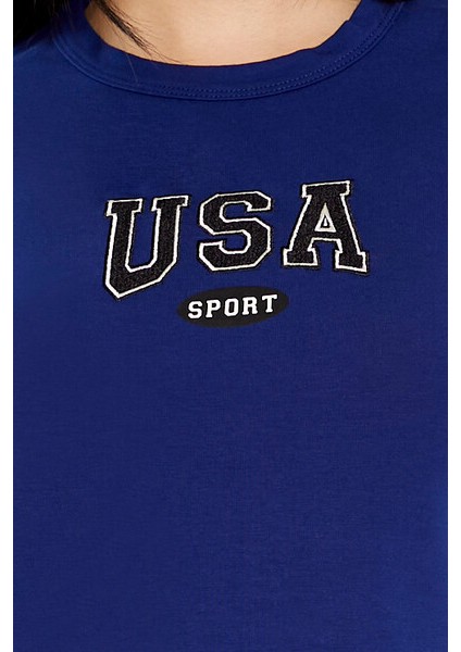 Usa Sport Baskılı Baby Tee Tişört modelleri
