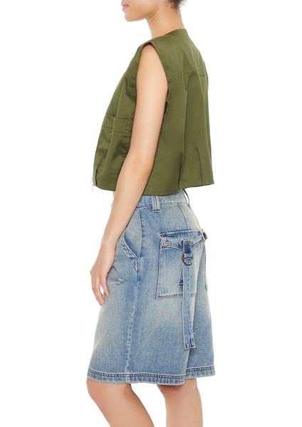 Saten Crop Yelek