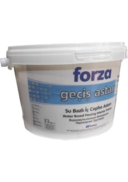 Forza Su Bazlı Iç Cephe Duvar Dönüşüm Geçiş Astarı 3 kg