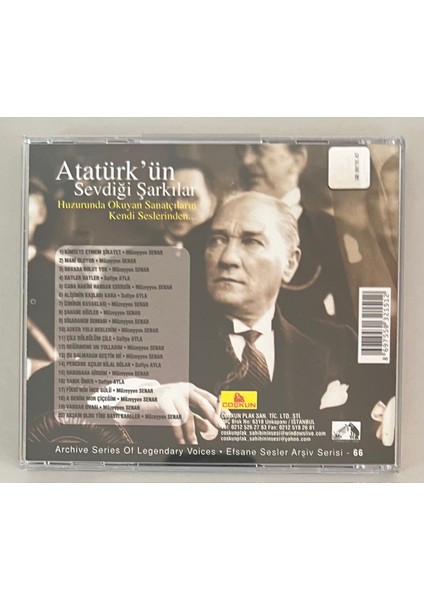 Atatürk'ün Sevdiği Şarkılar CD fiyatları