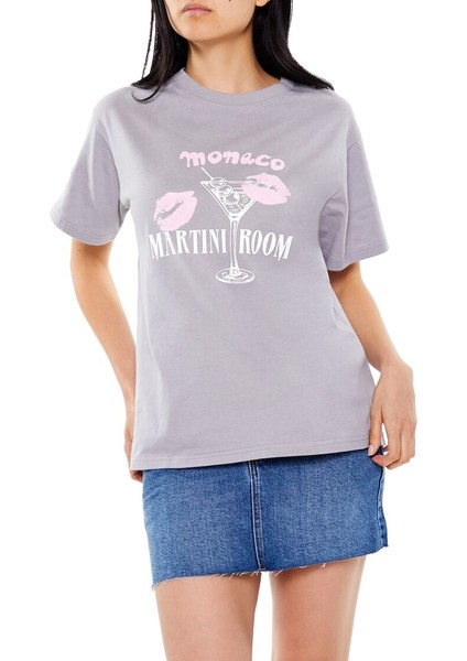 Martini Room Baskılı Tişört