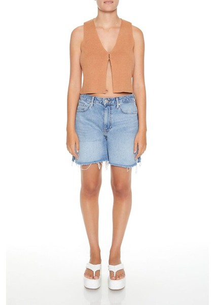Triko Crop Yelek