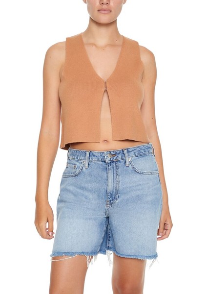 Triko Crop Yelek