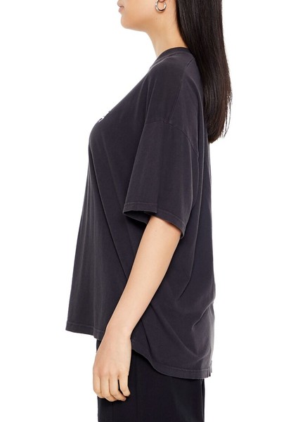 Araba Baskılı Oversize Tişört