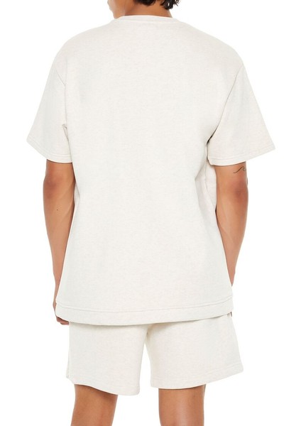 Heathered Oversize Zip Pocket Tişört indirimleri