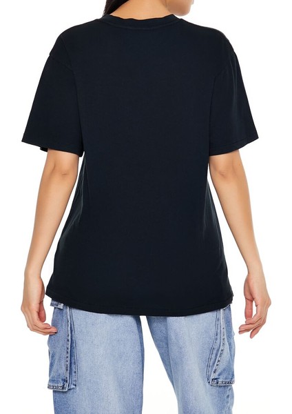 Oversize Akrep Grafik Tişört