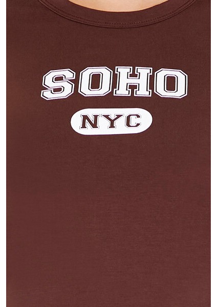 Nyc Baskılı Baby Tee Tişört
