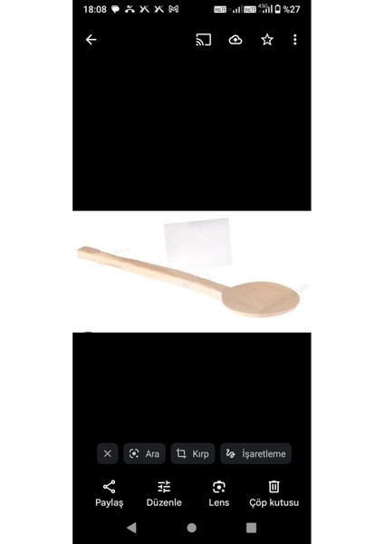 Kademgiller BOTE1797KOD Ahşap Uzun Kalın Kepçe 40CM fiyatları