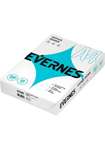 A4 Fotokopi Kağıdı 80 gr 500'LÜ
