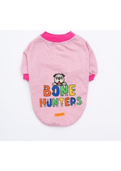 Pembe Bone Hunter Küçük Irk Köpek Sweatshirtü modelleri