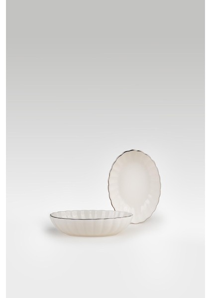 Bone Luz Form 2 Parça 15 Cm Oval Kase Platin File modelleri