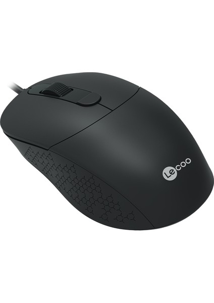 MS102 USB Kablolu 2400DPI 4 Tuşlu Optik Mouse Siyah