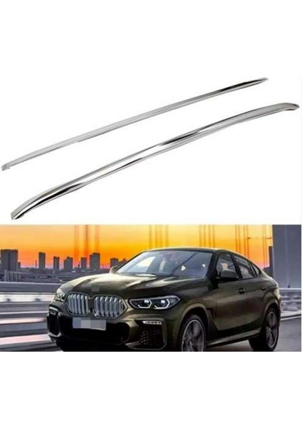 Bmw X5 Uyumlu G05 2020 Sonrası Tavan Çıtası Gümüş Gri